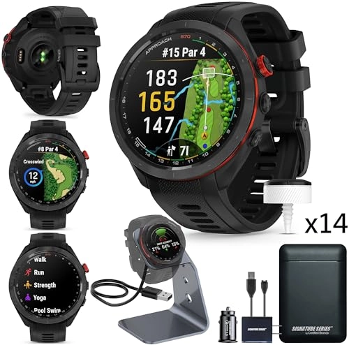 Approach S70 - 1.2 AMOLED + Approach CT10 - 14 Sensors + Signature Series Watch Stand + Signature Series 5000mAh Portable Power Bank