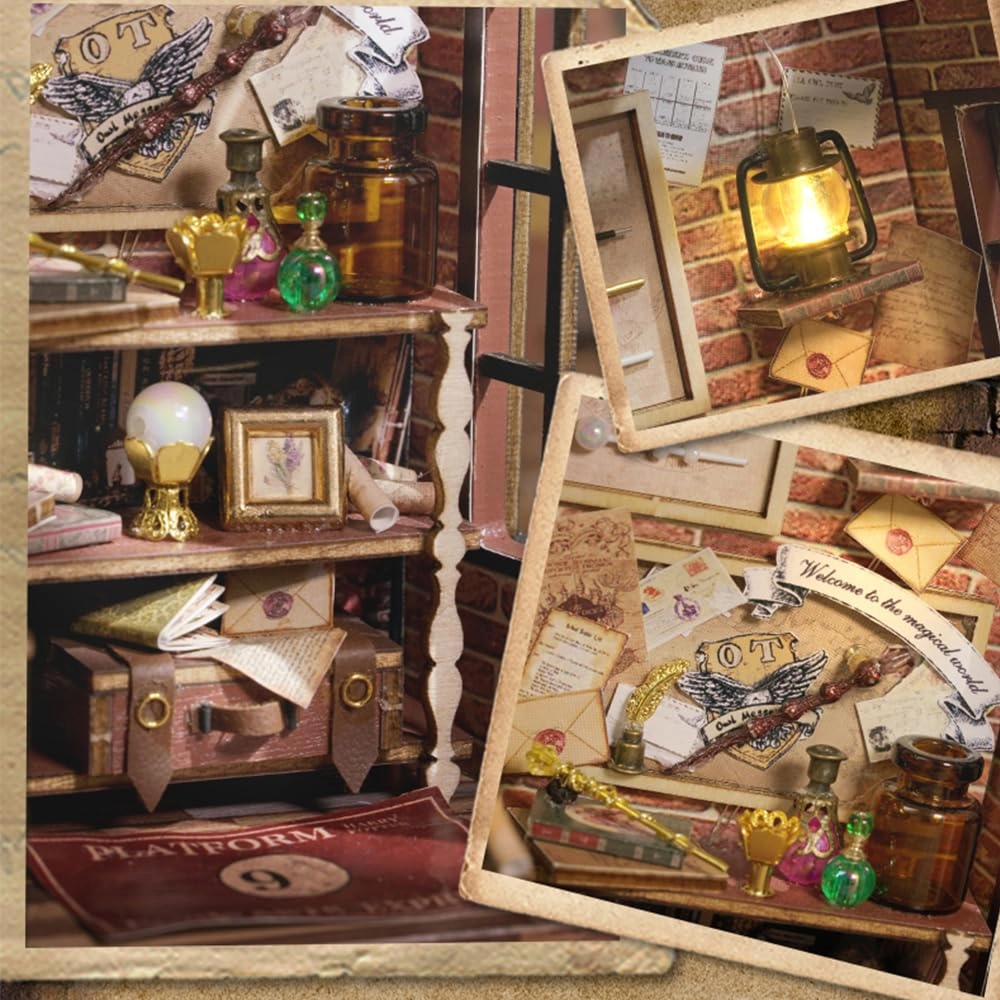 DIY Miniature House Kits - Magic Shop 1:24 Scale