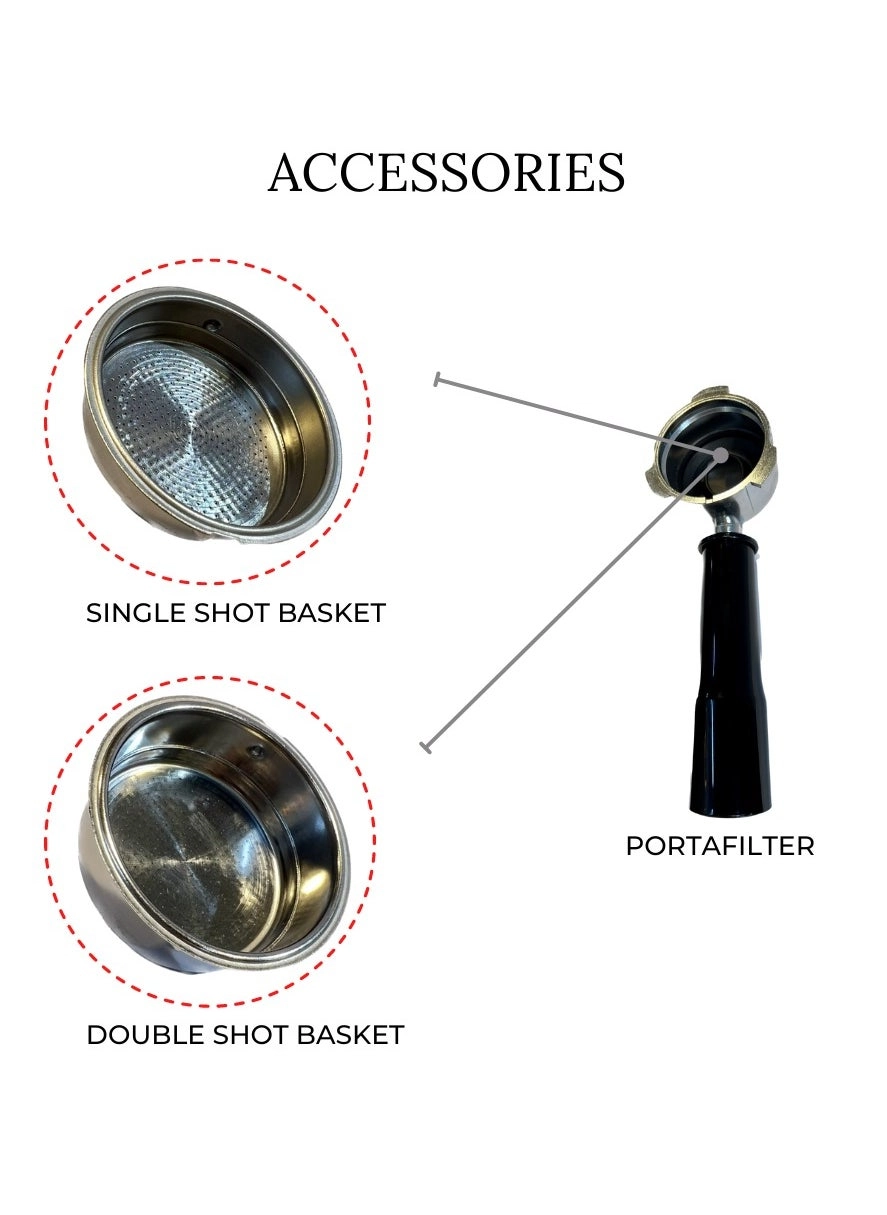 Espresso Machine & Milk ME-ECM2037