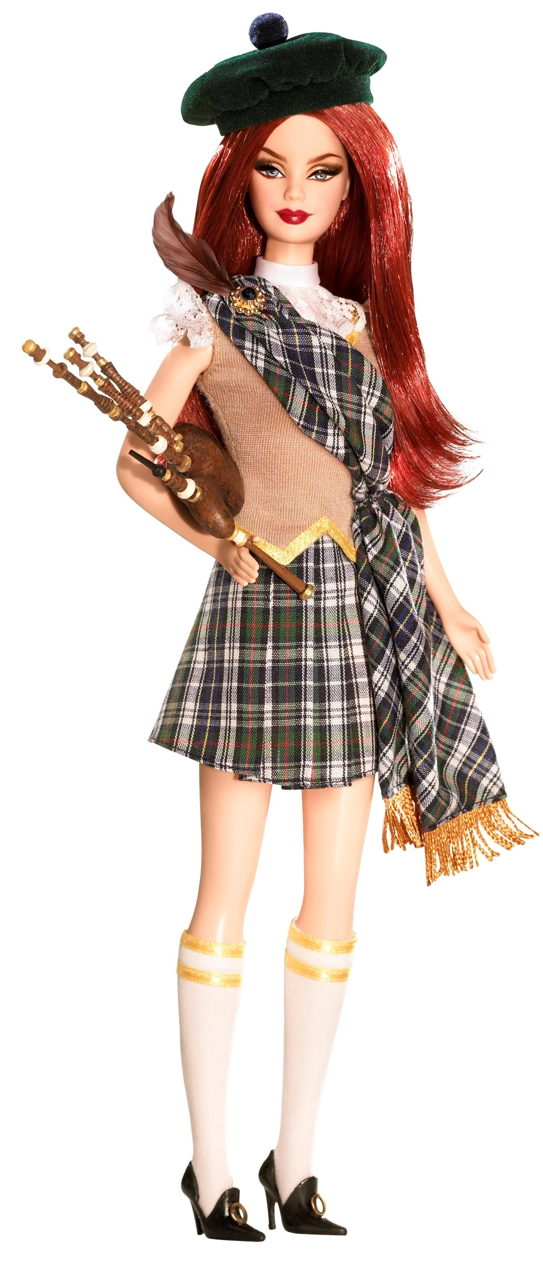 Barbie Dolls Of The World Scotland - 6 inches Pink Label Collection