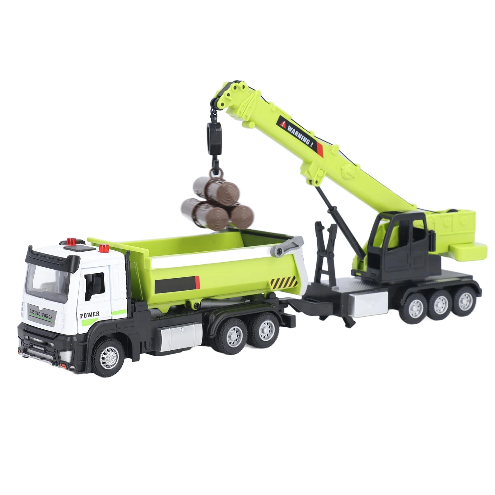 Yusat Alloy Crane with Dump Truck - Multifunctional Lifelike
