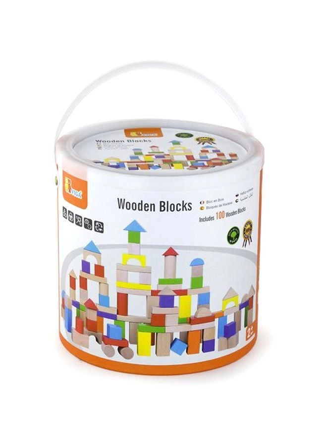 Wooden Blocks - 100pcs