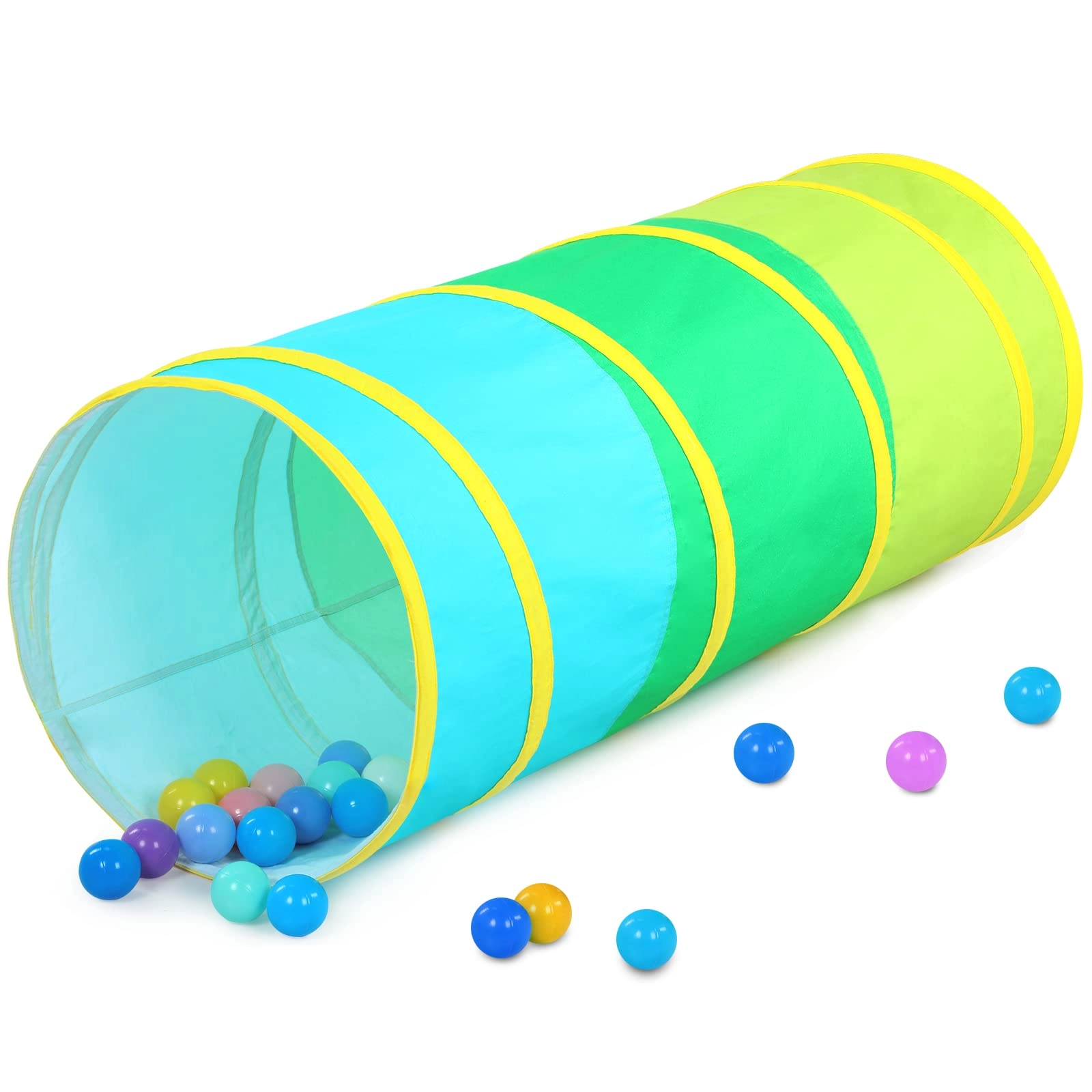 Kids Play Tunnel - Colorful Pop Up Rainbow