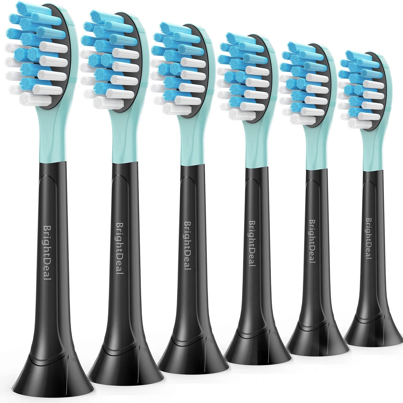 Replacement Heads for Sonicare - 6 Count Black