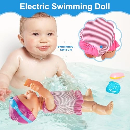 Swimming Baby Doll - Waterproof Electric