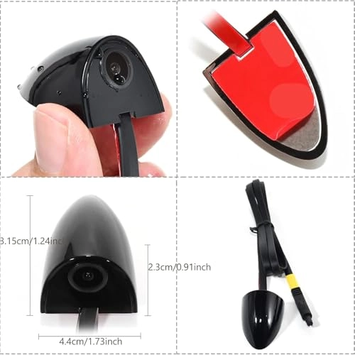 Car Door Blind Spot Side View Camera - Mini 4-pin video cable 480 TV line