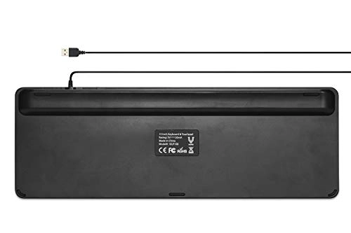 15 Inch USB Keyboard with Touchpad - Wired/Wireless