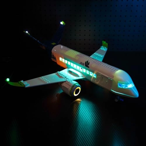 LED Light Set for LEGO Passenger Airplane 60367 - Copper Line