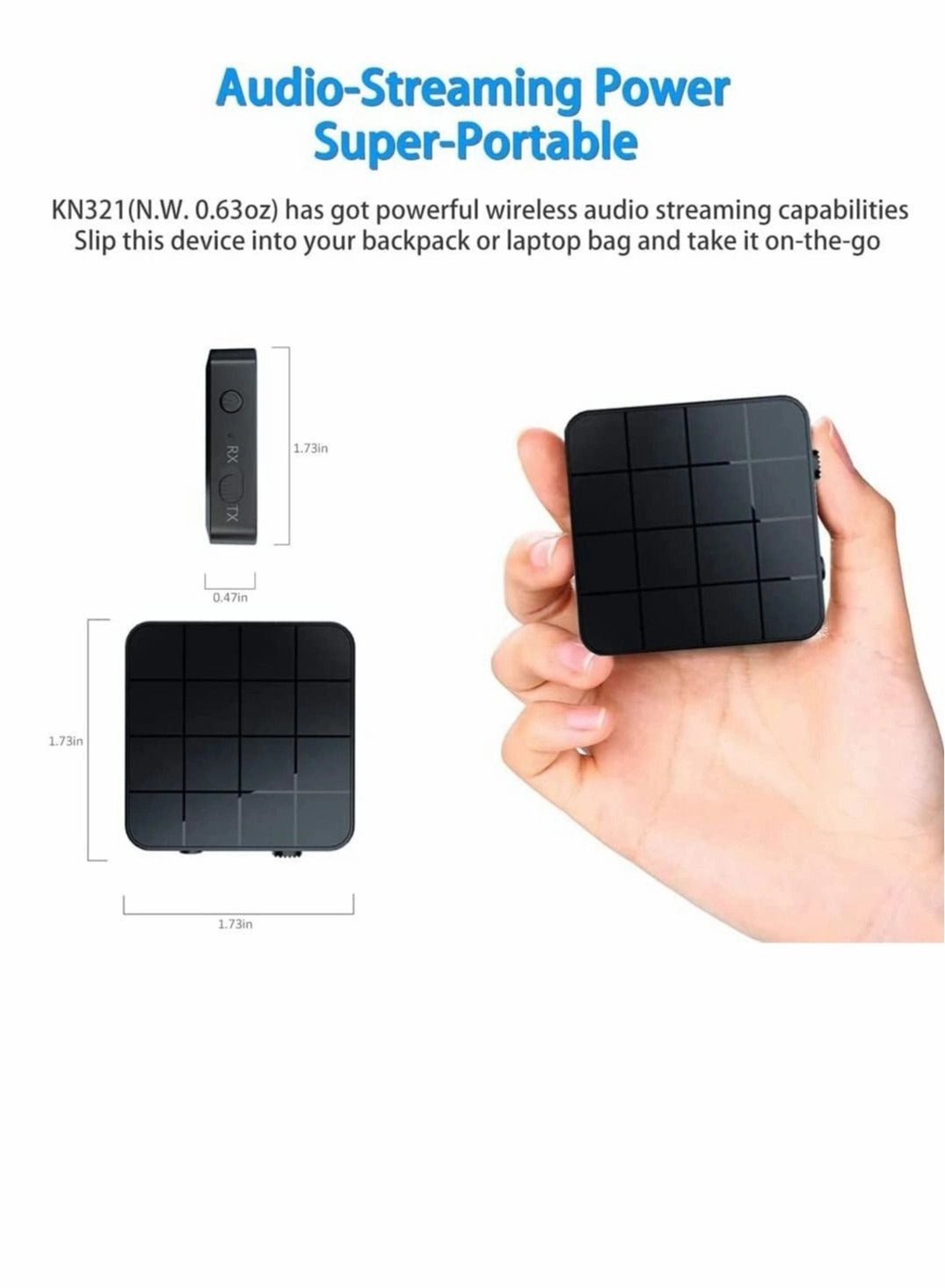 Bluetooth Aux Adapter - Bluetooth 5.0 3.5mm USB charging