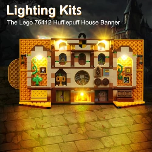 LED Lighting Kit for 76412 - Hufflepuff House Banner