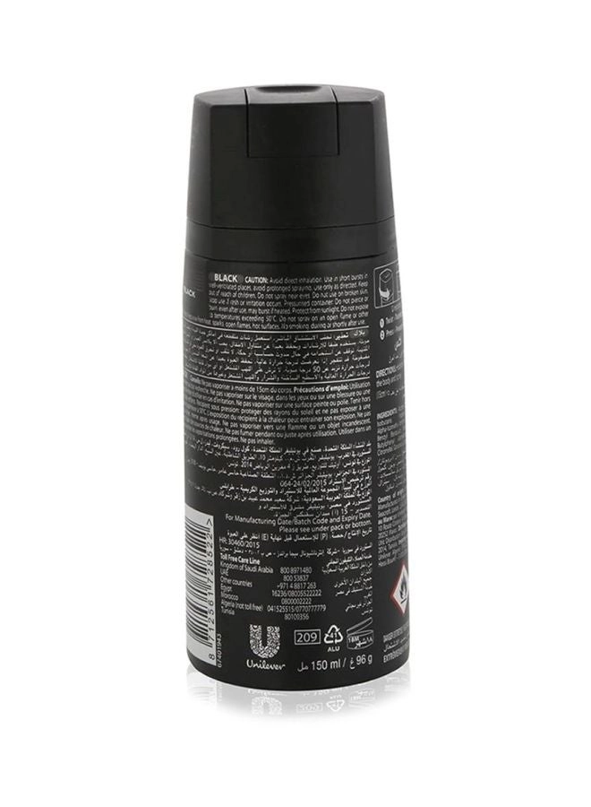 Non Stop Fresh Body Spray - Black