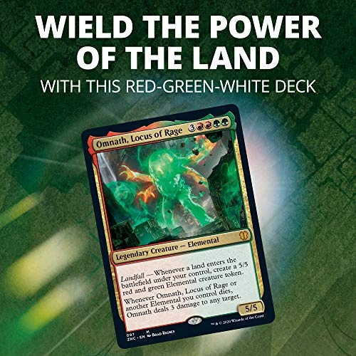 Zendikar Rising Commander Deck Land's Wrath - 100 cards