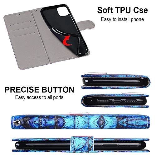 Nadoli Case Leather Wallet for iPhone 15 Pro