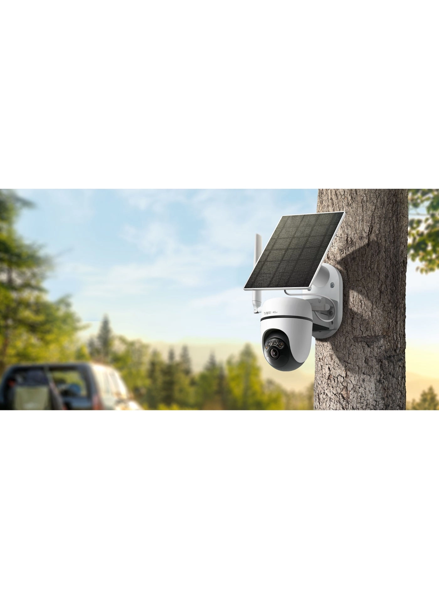 Tapo C615G - Solar-Powered Pan/Tilt 4G LTE Security Camera Kit