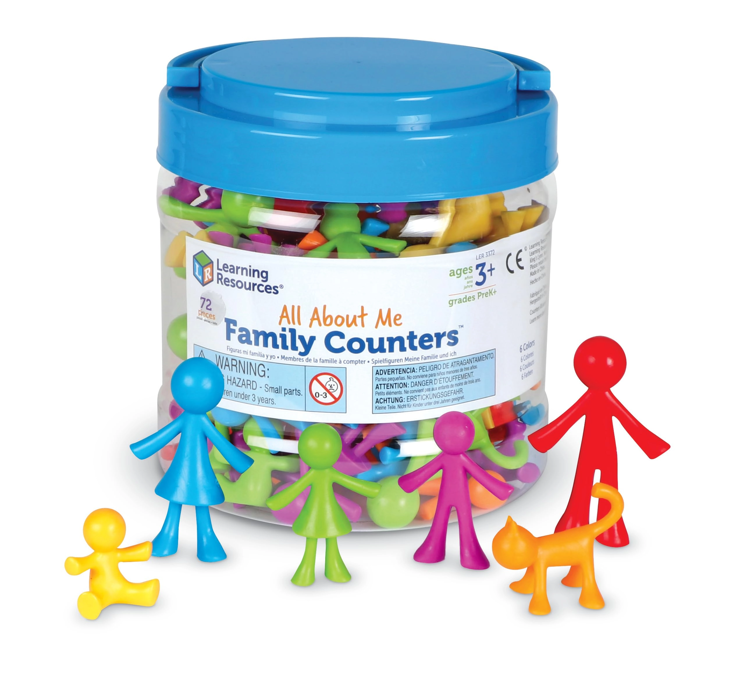 Learning Resources All About Me Family Counters - 3+ Years 72 piece(s)