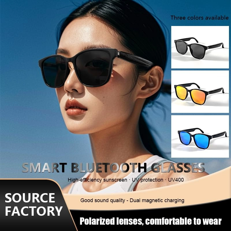 Smart Wireless Bluetooth Sunglasses - 20 Mins Quick Charge Bluetooth 5.3 UV400 Polarized