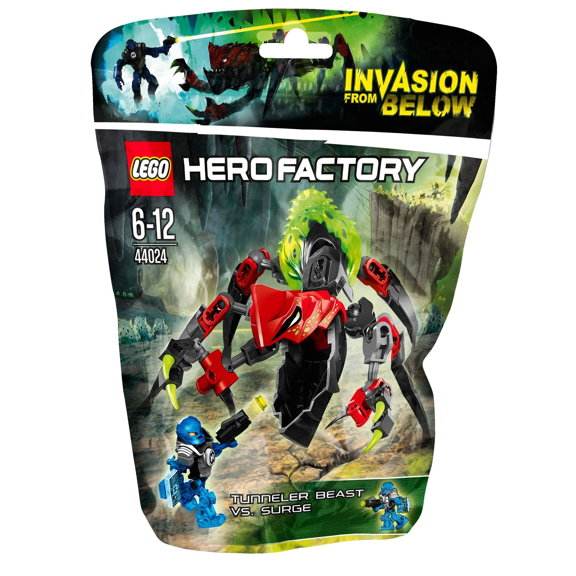 LEGO Hero Factory TUNNELER Beast VS SURGE (44024)