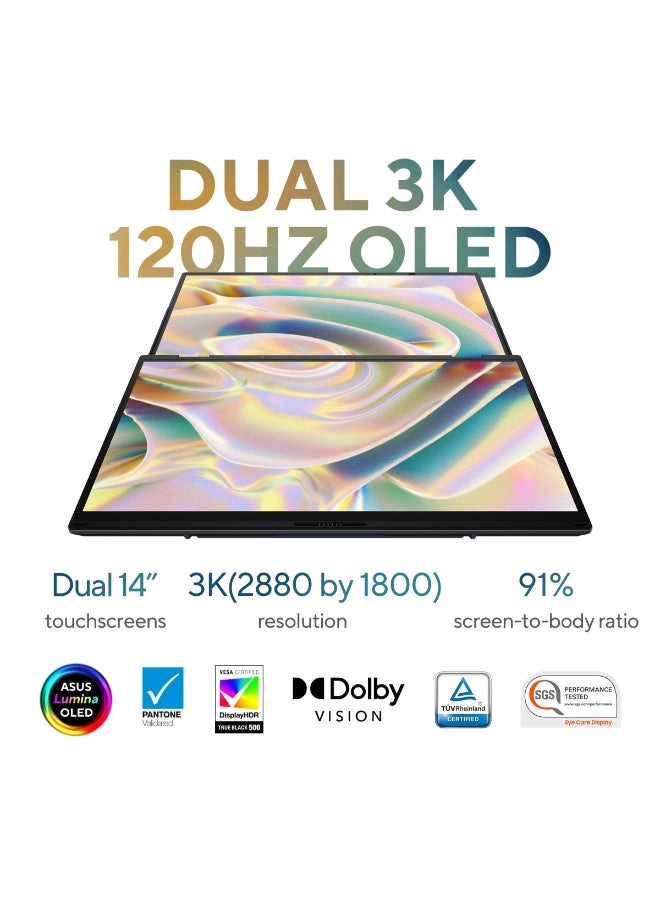 Zenbook DUO UX8406CA - 14'' Core Ultra 7 255H 32GB DDR5 1TB SSD