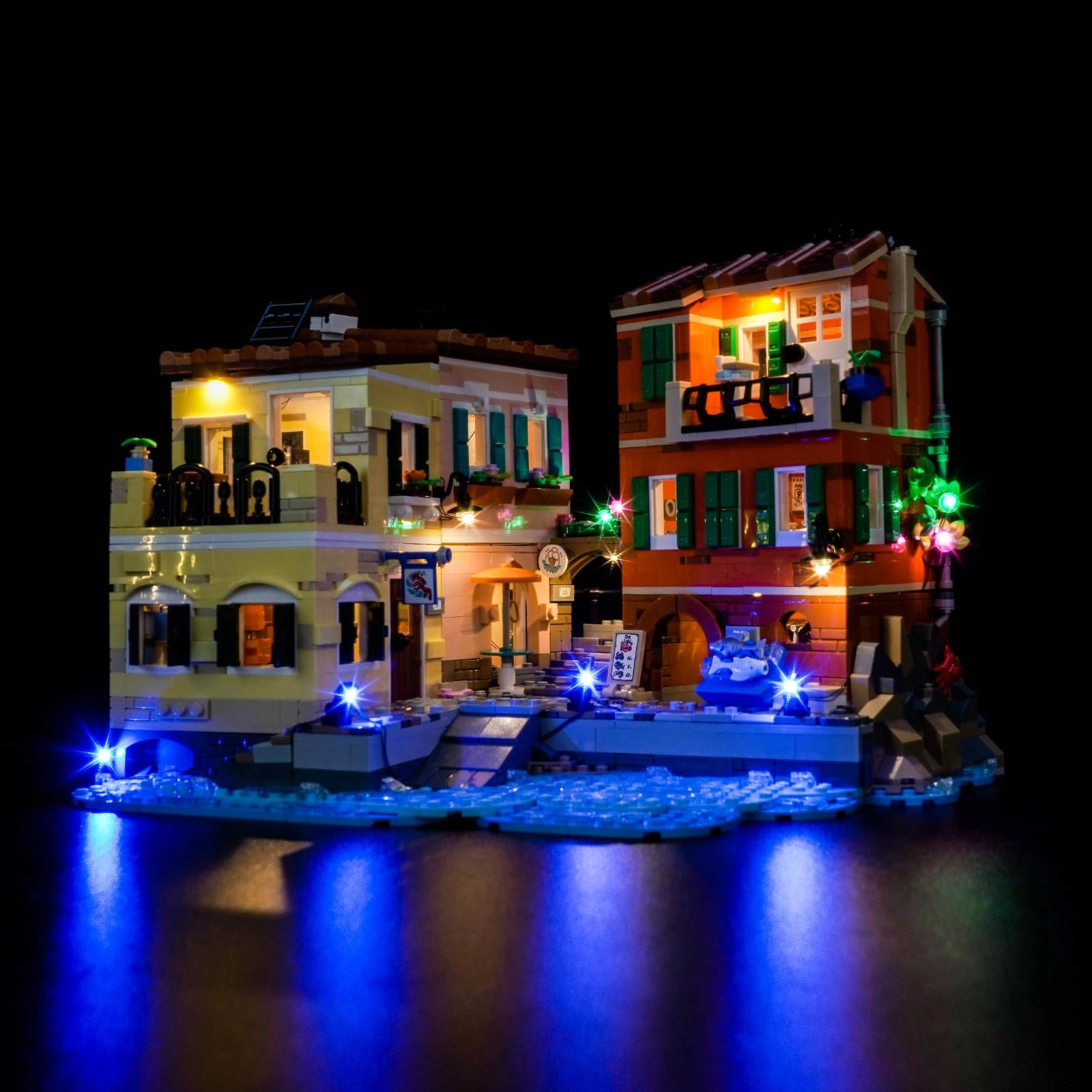 BrickBling LED Light Set - Compatible with 21359 Italian Riviera USB