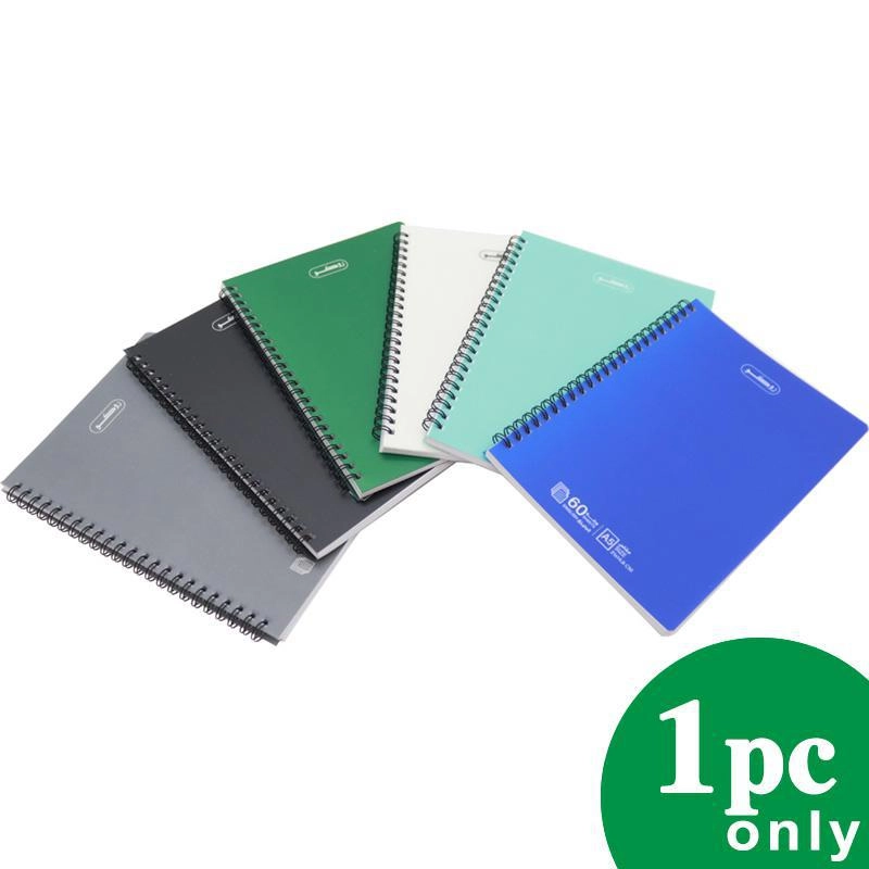 Notebook 19 X 26 cm Spiral - Grid 100 Sheets