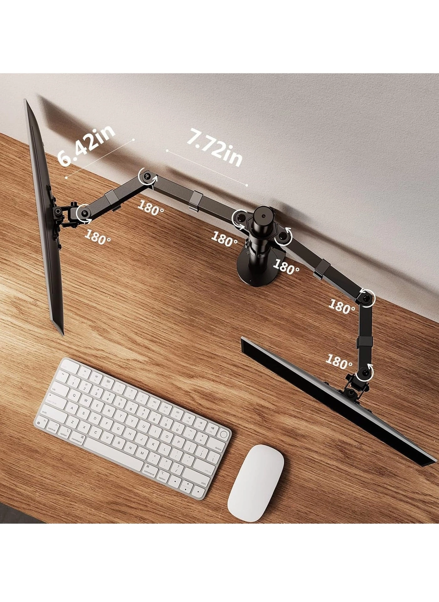 Dual Monitor Stand - 17-32 inch 75x75/100x100mm
