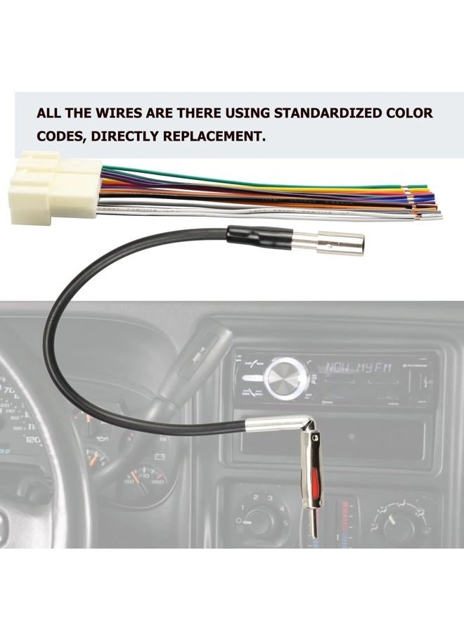 Car Stereo Wiring Harness - Chevrolet GMC Buick Isuzu Oldsmobile Pontiac Cadillac