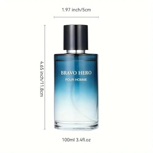 Refreshing Cedar Scent Men's Cologne - 100 Milliliters