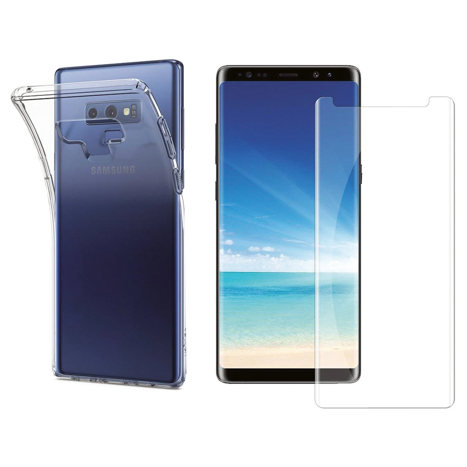 Trands TRCCNT37 + TRSPNT165 Case & Screen Protector for Note 9