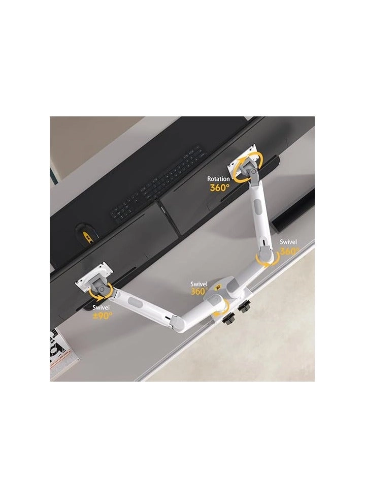 Dual Monitor Arm - Dual Arm 27 in 75x75mm and 100x100mm