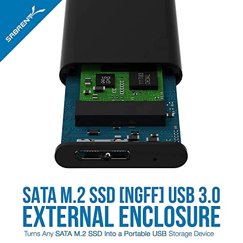 M.2 SSD to USB Enclosure - USB 3.0 M.2 SATA