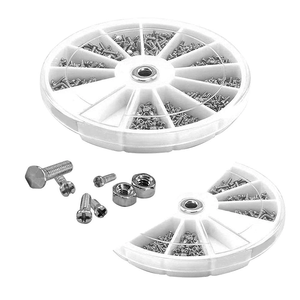 CTDIYHI44331 - 1000 PCS 12 Kinds Stainless Steel