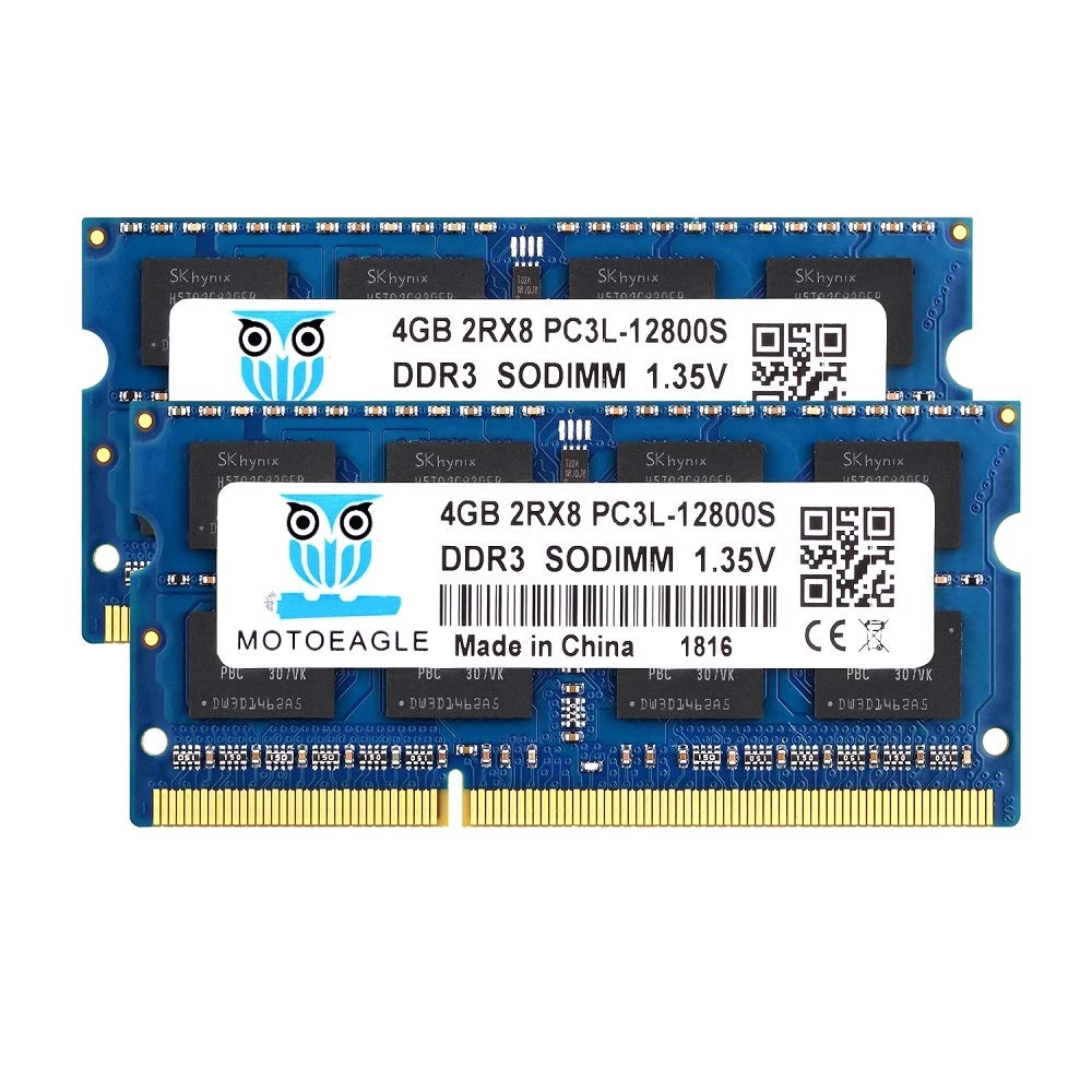 Motoeagle DDR3L SODIMM RAM - 2x4GB 1600MHZ