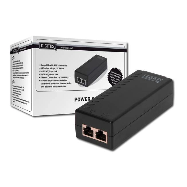 PoE ultra power management injector - 48V 60W 10/100/1000 Mbit