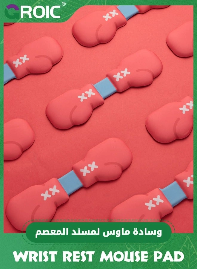 Mouse Pad - Red + Keyboard Wrist Rest