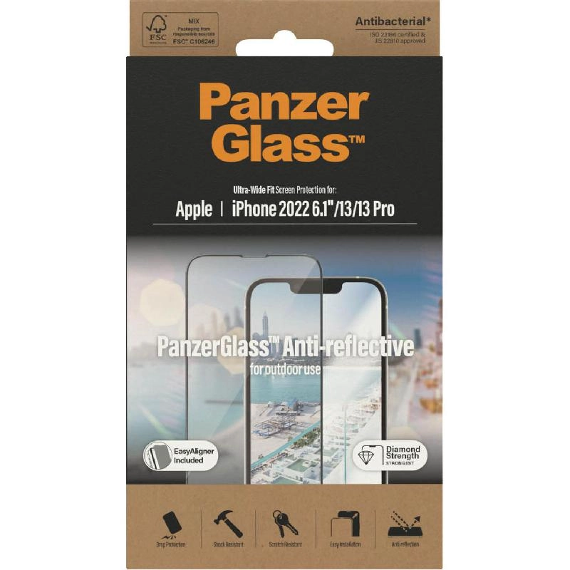 Ultra Wide Fit Clear Tempered Glass Screen Protector for iPhone 16 Plus