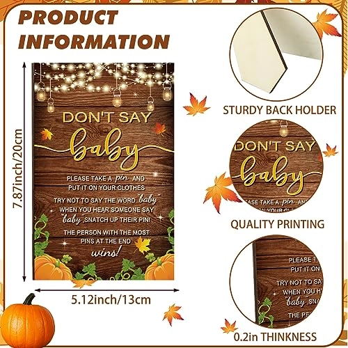 Baby Shower Games Supplies - 321 Pcs