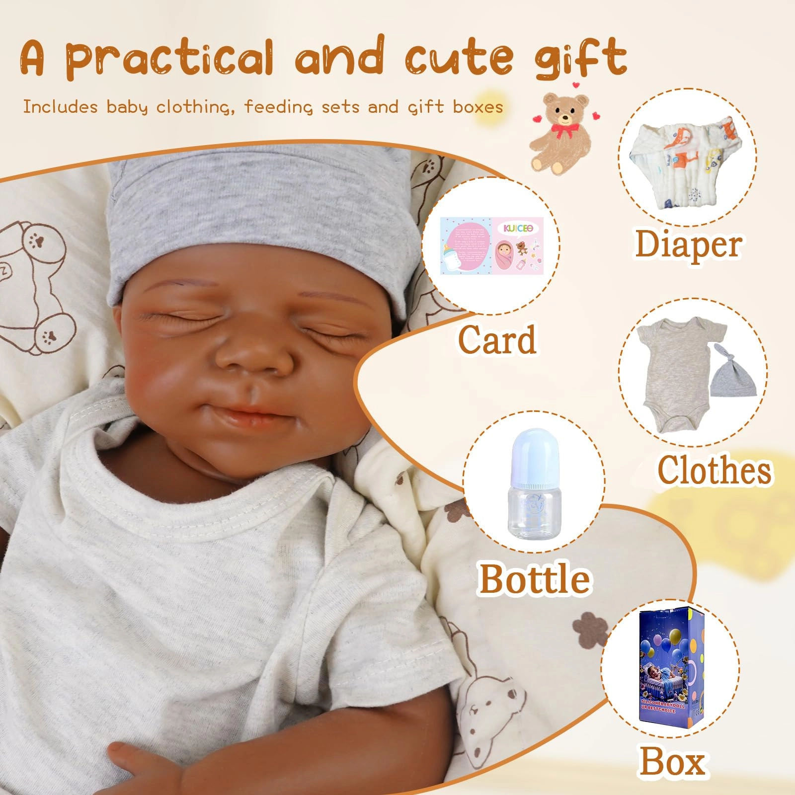 Reborn Baby Doll - 20 Inch Silicone Boy