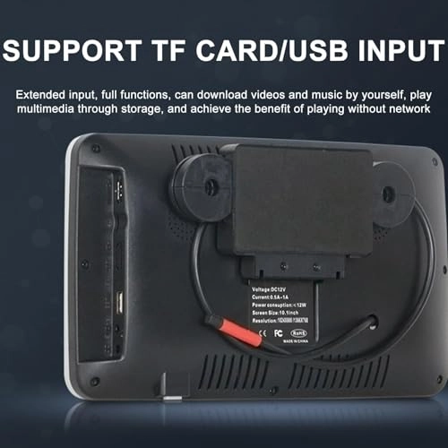 Car Headrest Monitor - 10.1-inch