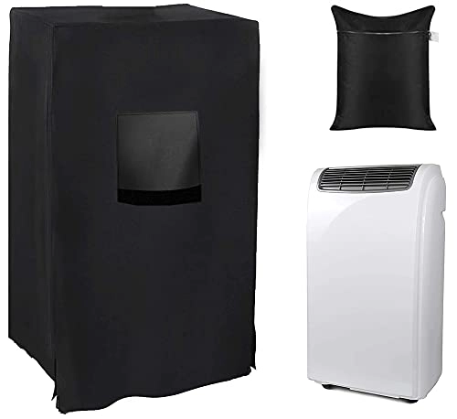 Portable Air Conditioner Cover - 420D Waterproof Black