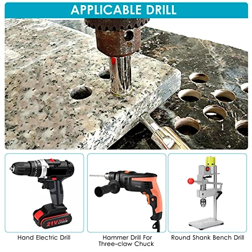 Diamond Drill Bits - Carbon Steel 18Pcs 0.2in~2in