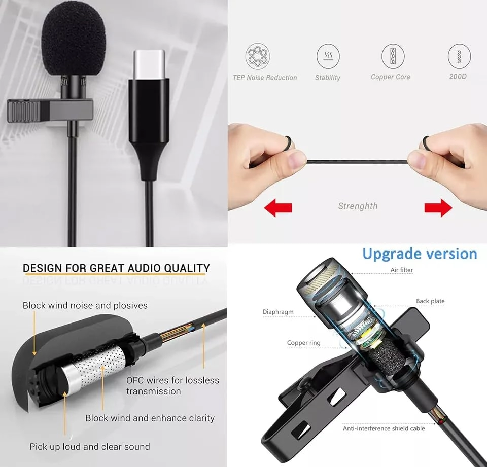 3.5 mm Microphone 3.5mm-Mini-Jack Microphone