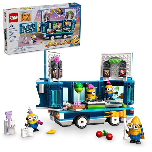 Despicable Me 4 Minions' Music Party Bus (75581)