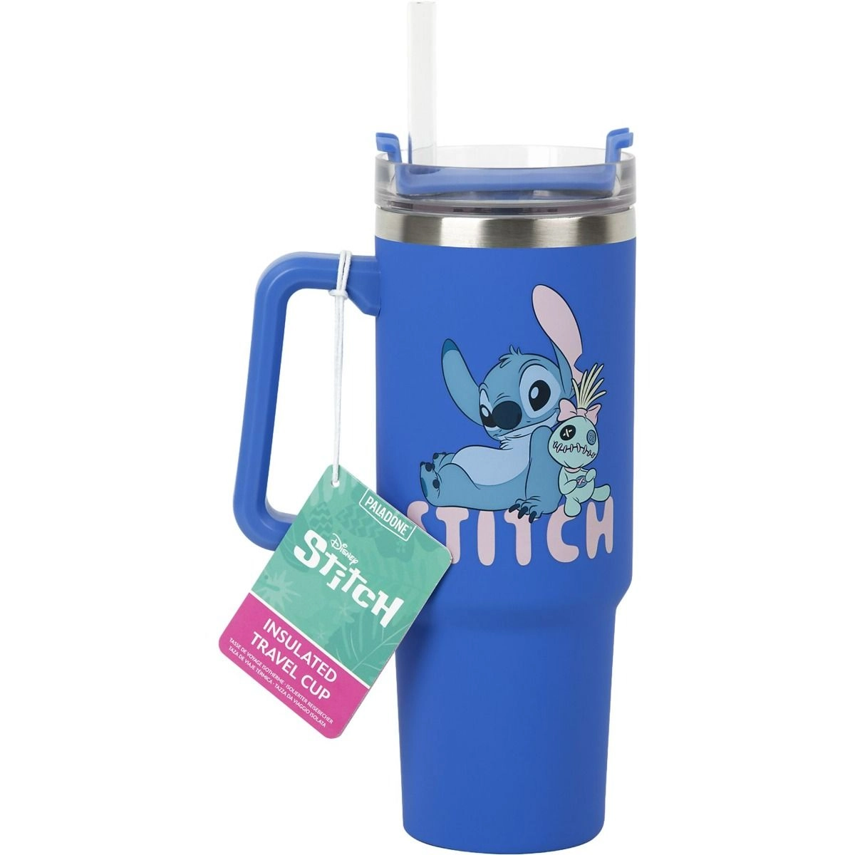 Paladone Stitch Multiway Travel Cup and Straw - 900ml