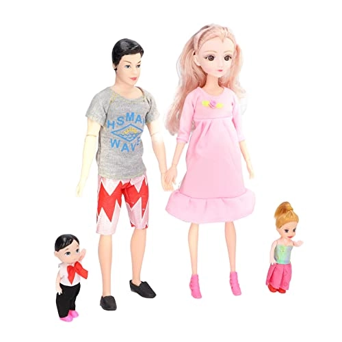 (Used) Family Doll Set - Plastic Pregnant Ages 7+