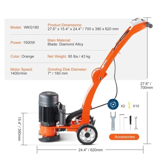 Concrete Floor Grinder - 1300w