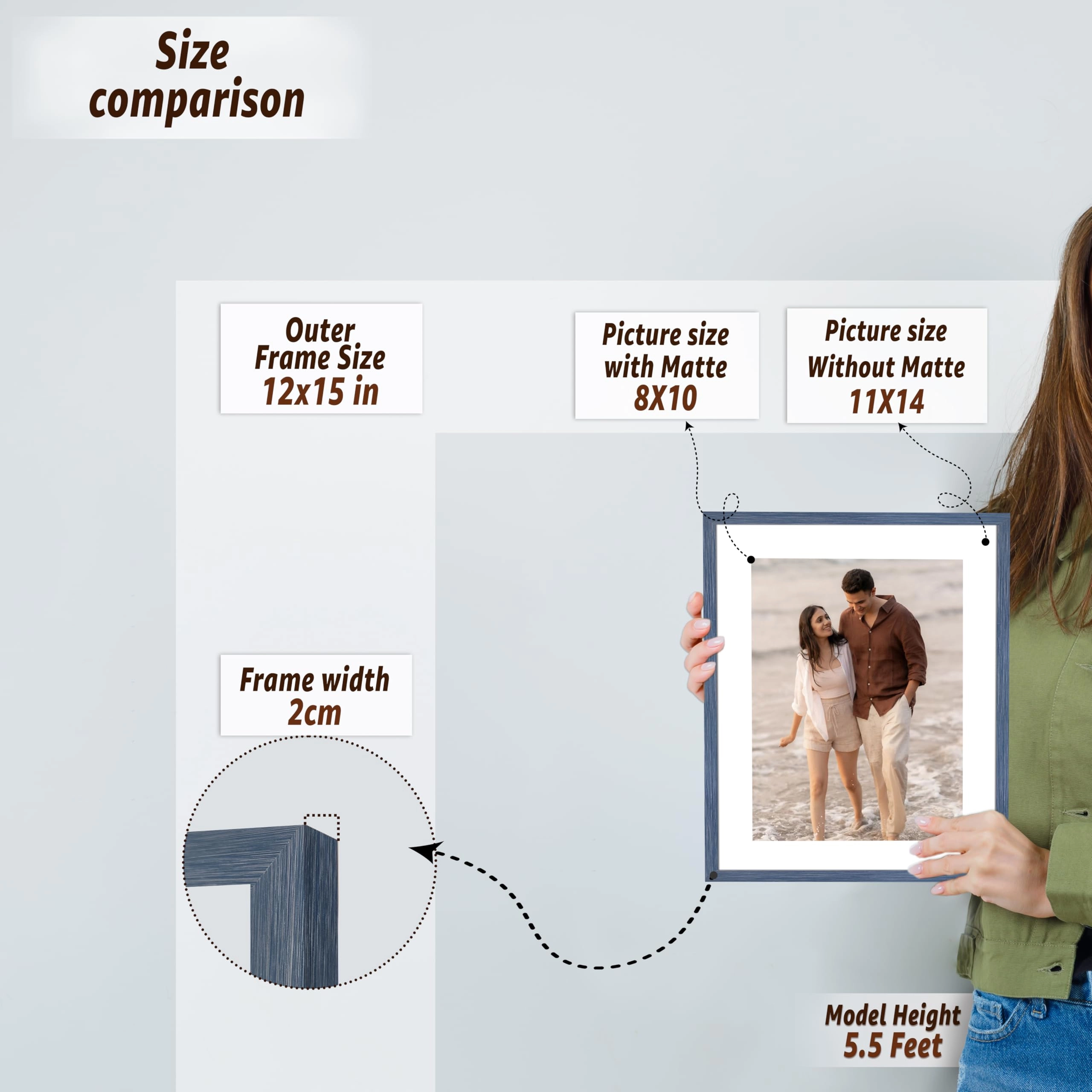 Collage Picture Frame - 11x14 Inch