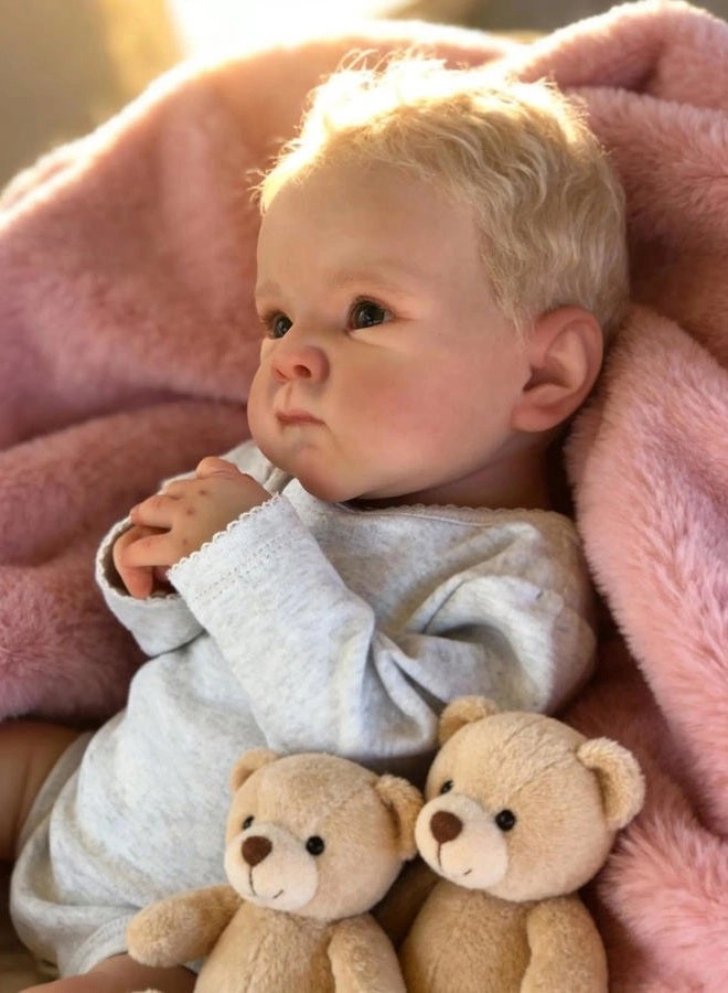 Reborn Baby Doll - 18 Inch Silicone Boy Ages 3+