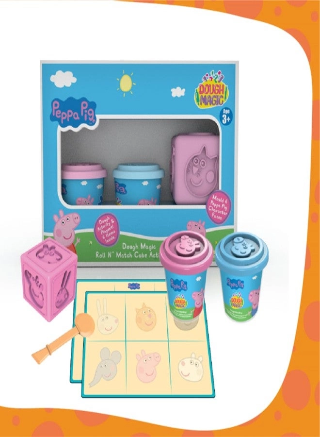 Dough Magic Peppa Pig Roll N Match Cube Activity Set - 3+ years