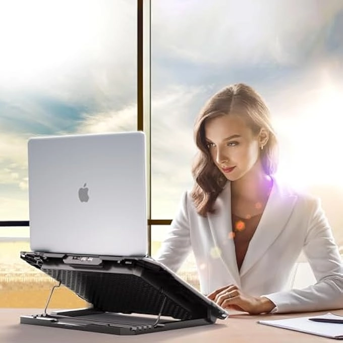 LAPTOP COOLING PAD - 8 COOLING FANS 13-15.6 INCH