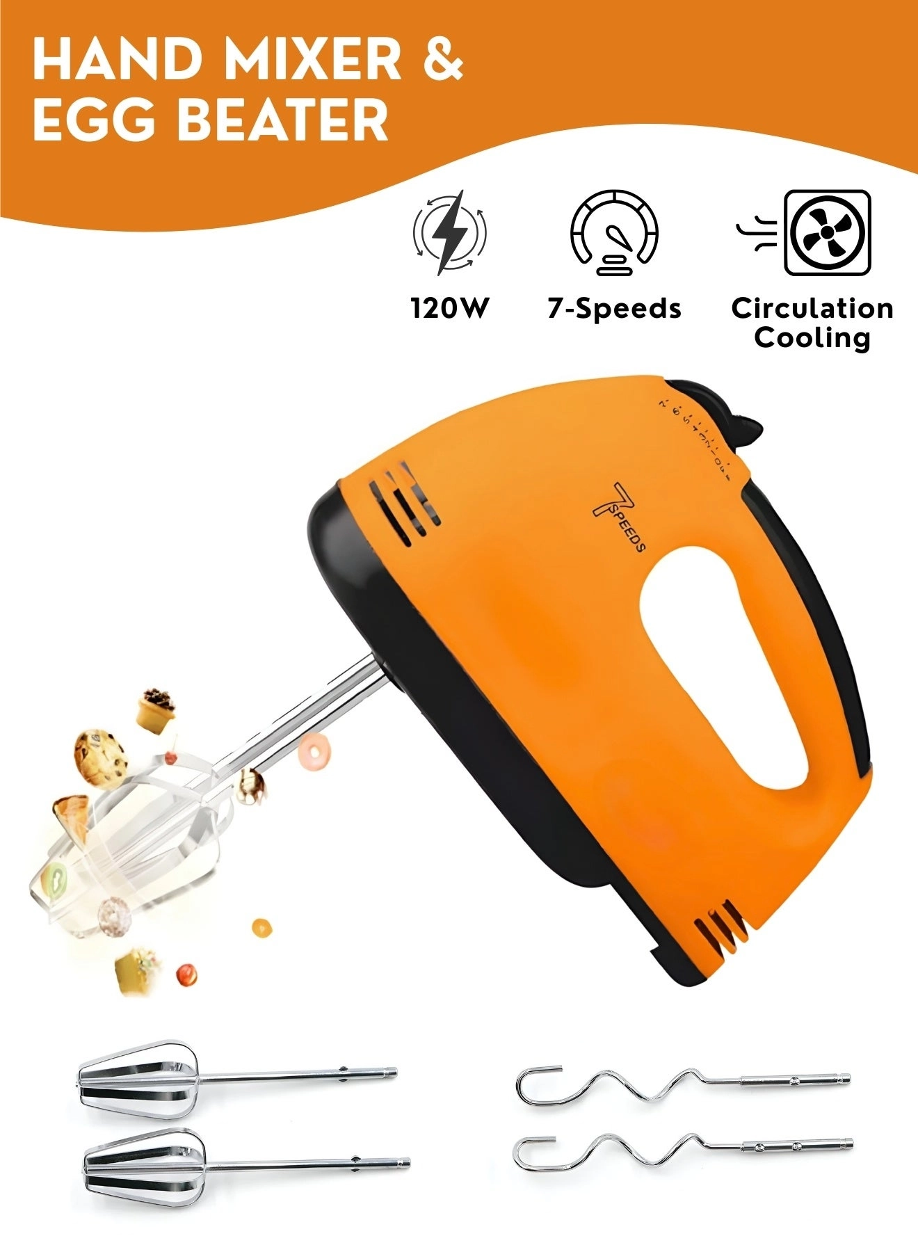 RAF Hand Mixer - 120W